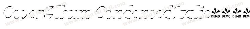 CoverAlbum CondensedItalic字体转换